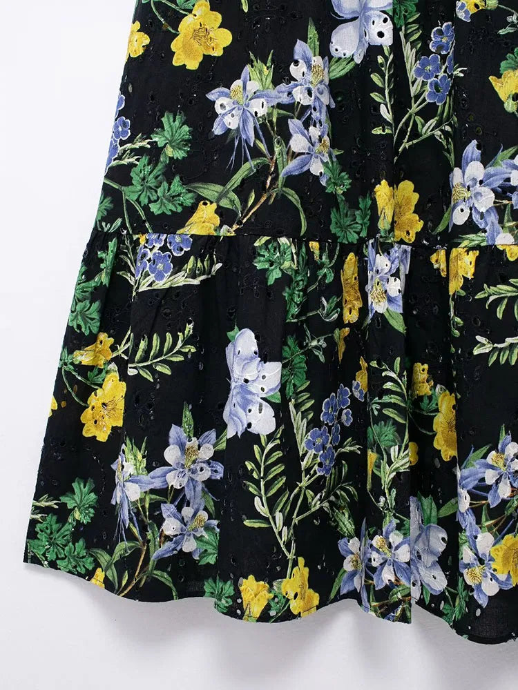 Riviera Leeter Vestito Midi Estivo Senza Maniche