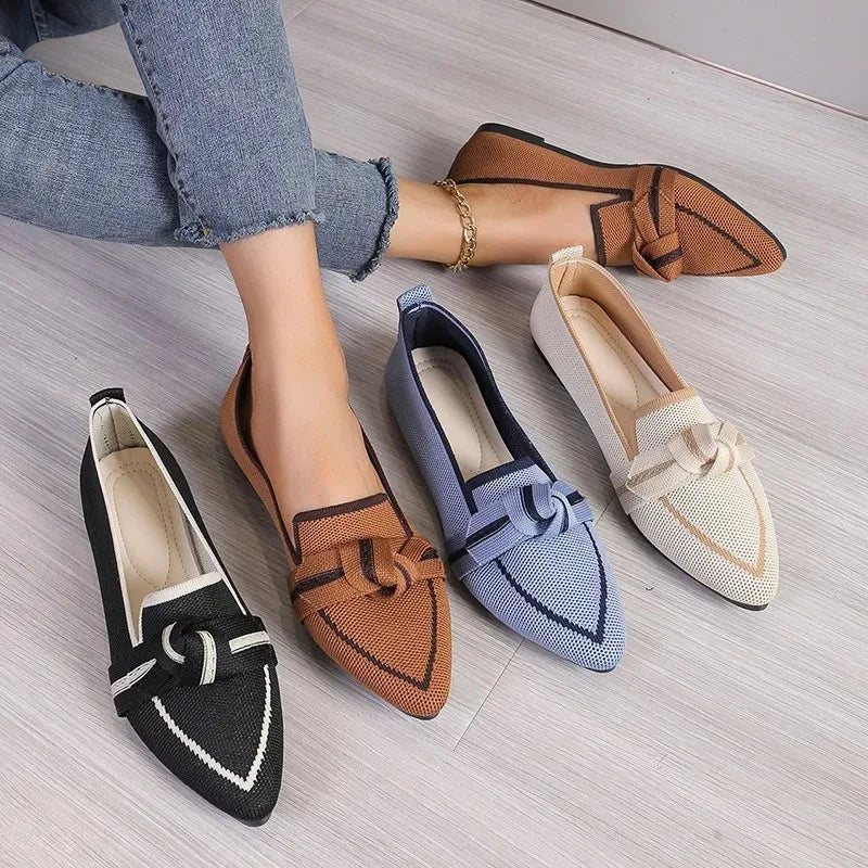 Félicité Bow Tie Ballerina Flats