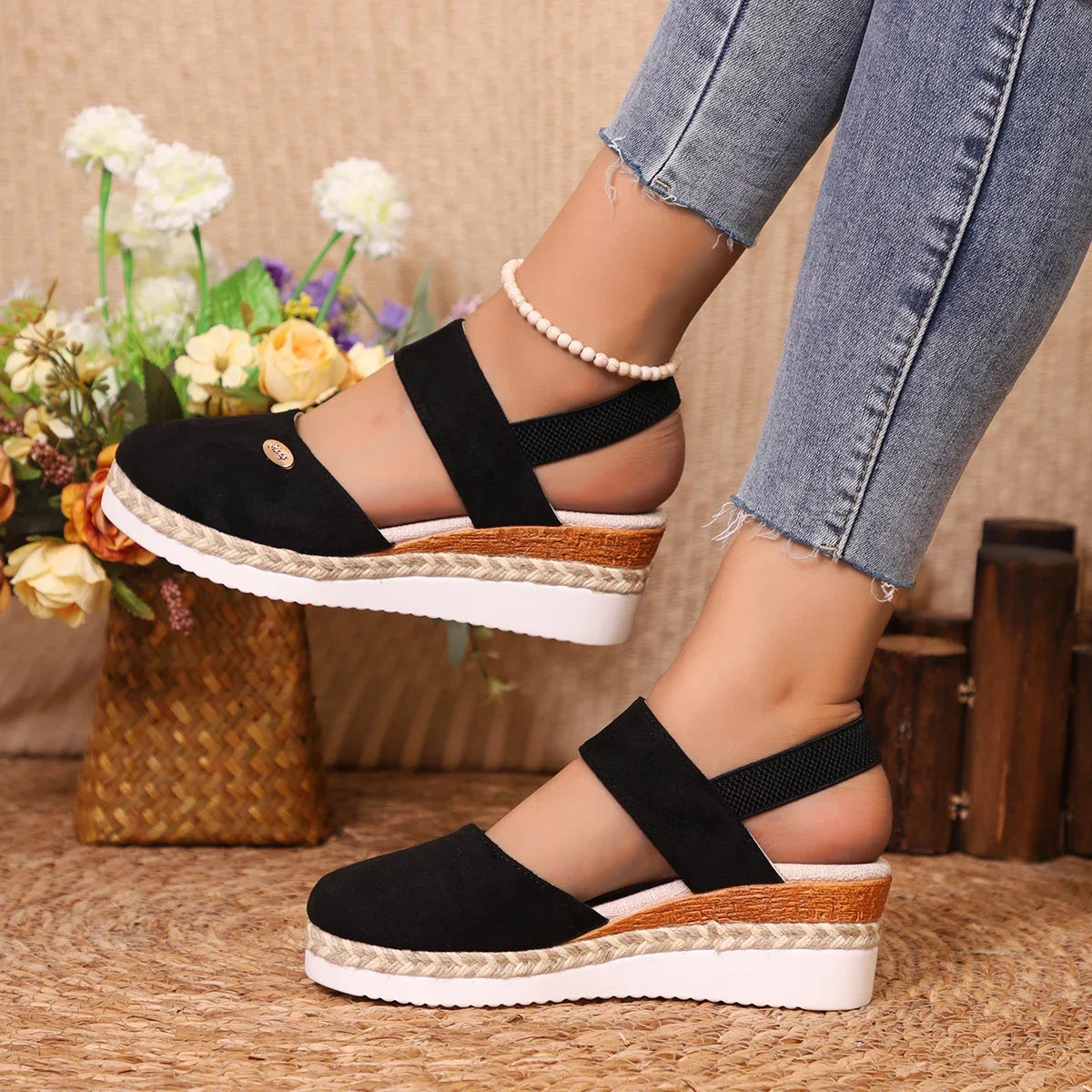 Feminique Sommer Gladiator Sandalen