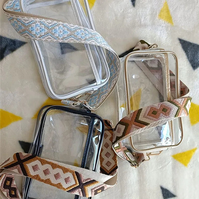 ChicBags Borsa a tracolla trasparente