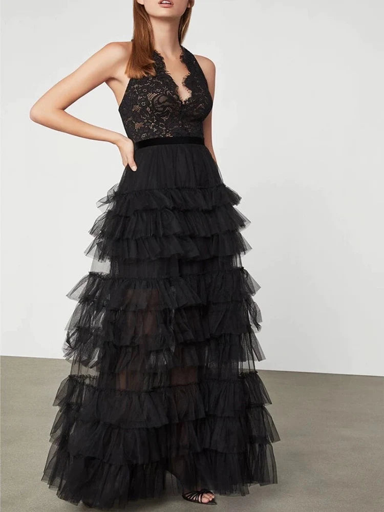 Robe de soirée en éclat élégant