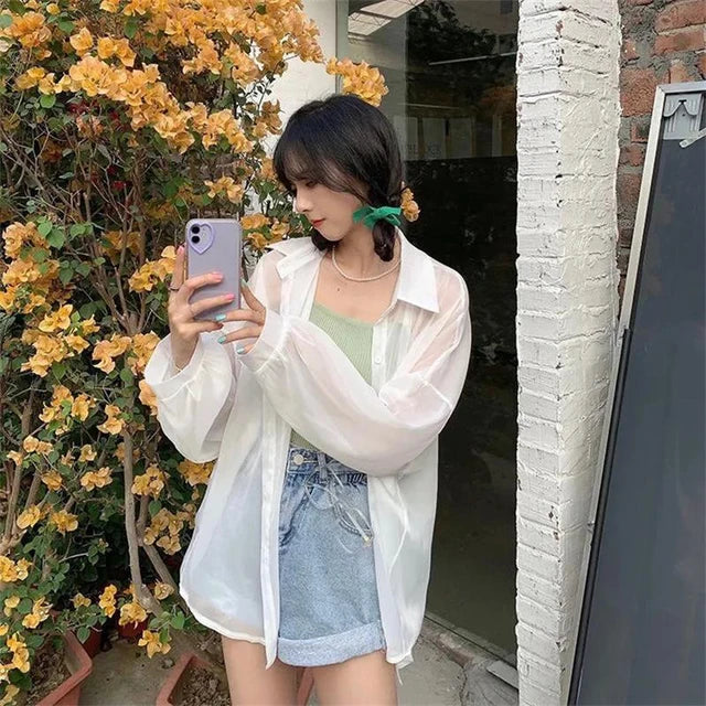 Luftige Sommerbrise Chiffon Bluse für stilvolle Damen