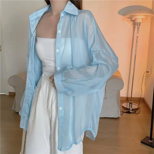 Luftige Sommerbrise Chiffon Bluse für stilvolle Damen
