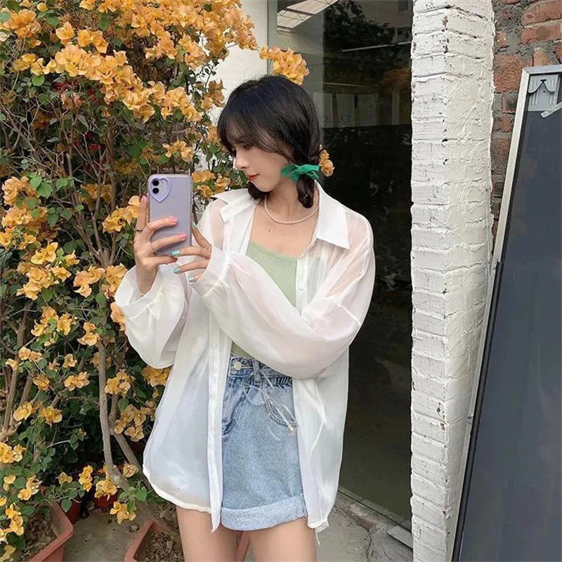 Luftige Sommerbrise Chiffon Bluse für stilvolle Damen