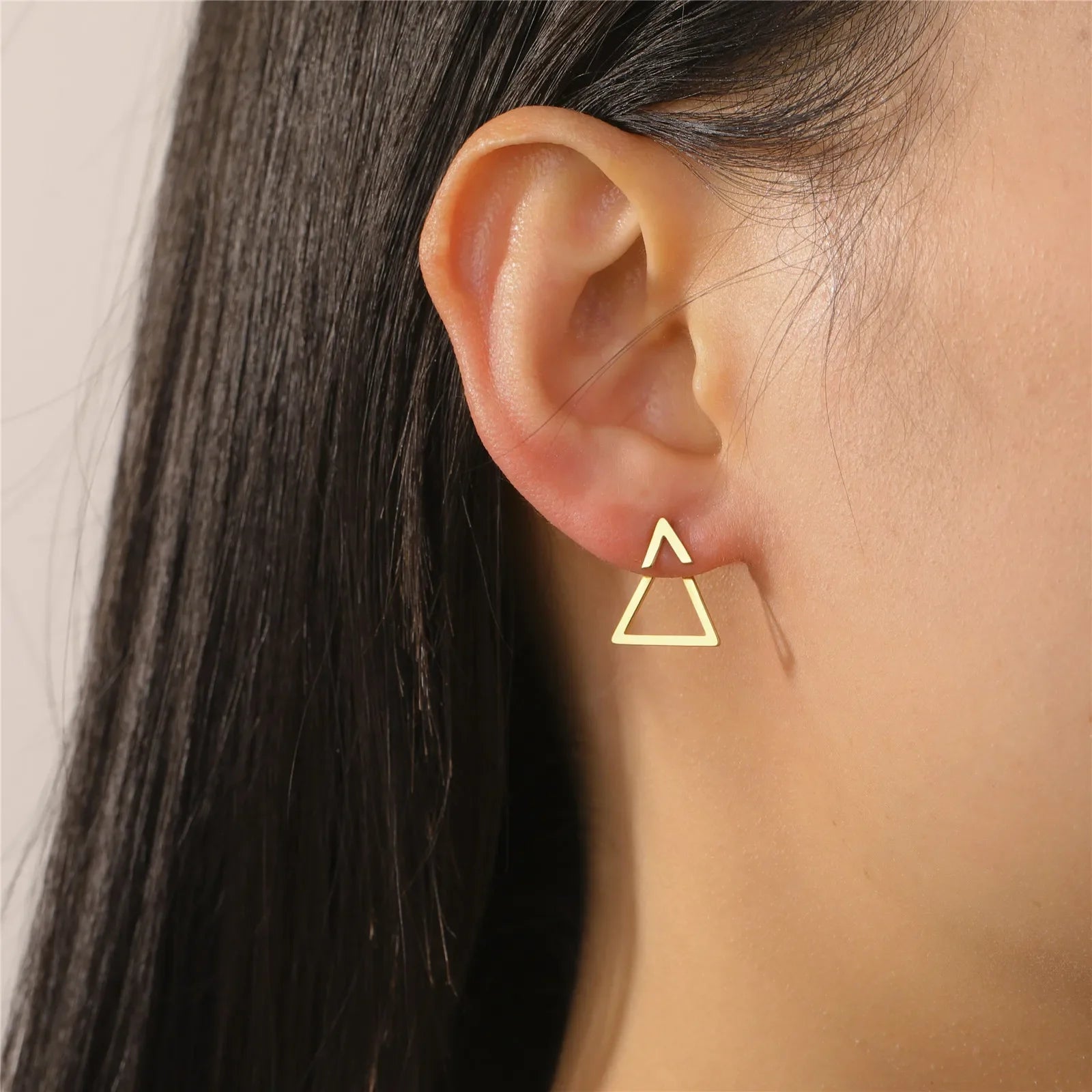 StralendRoestvrij Minimalistische Geometrische Stud Oorbellen