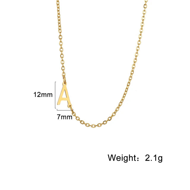 Betoverende "Skyrim" Roestvrijstalen Initiaal Hanger voor Vrouwen