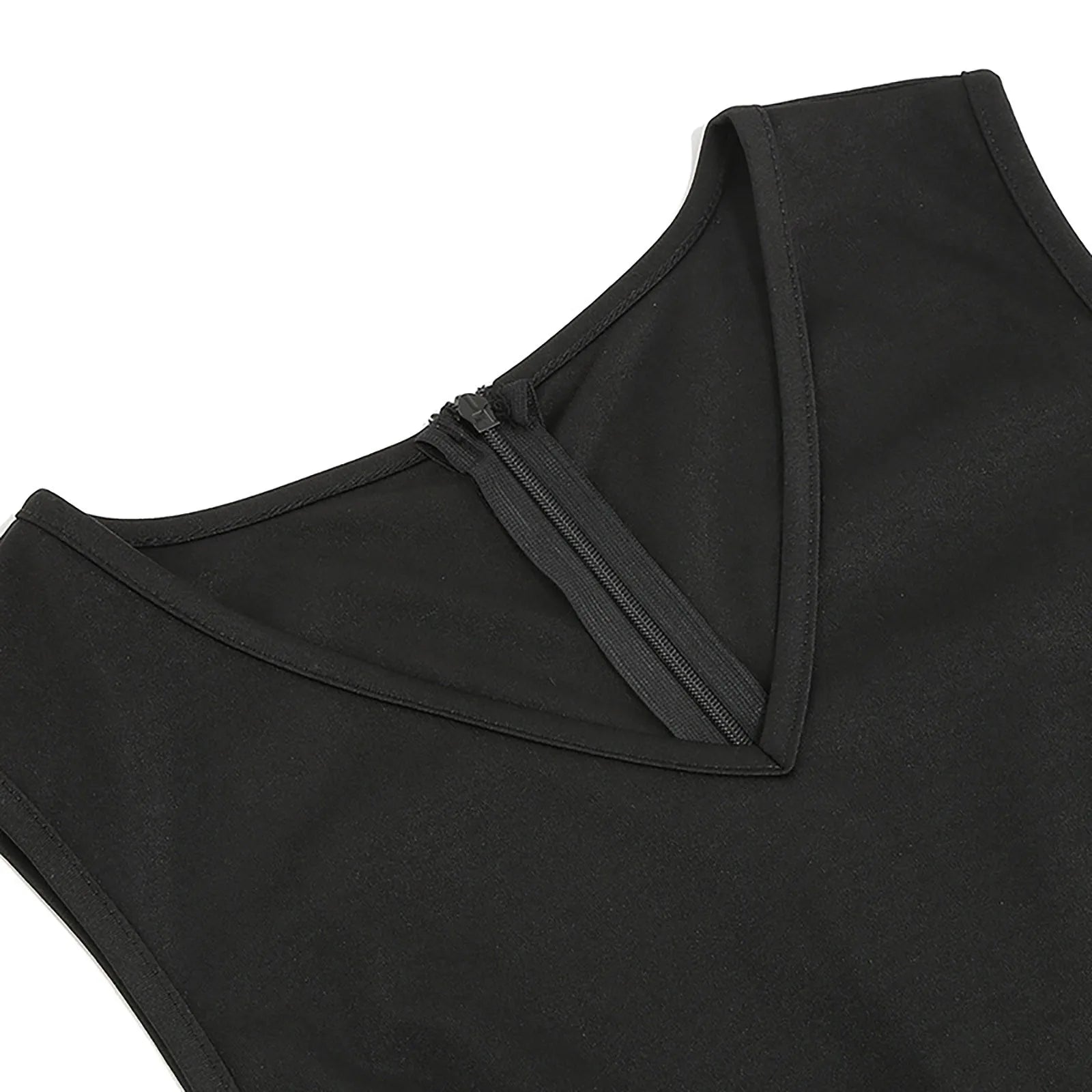 Schwarzes Print Sommerbrise Kleid für bezaubernde Abende