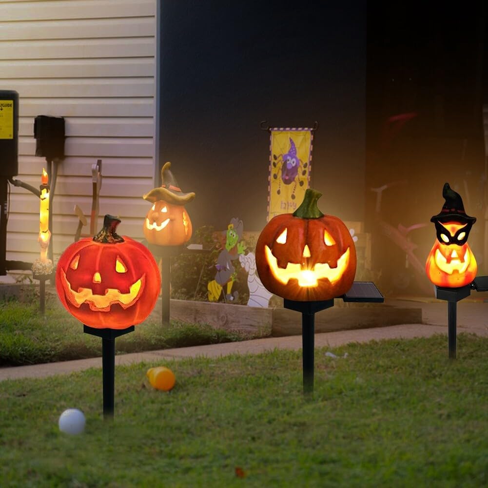Illuminazione Solare da Giardino LED Luci con Design Spaventosi