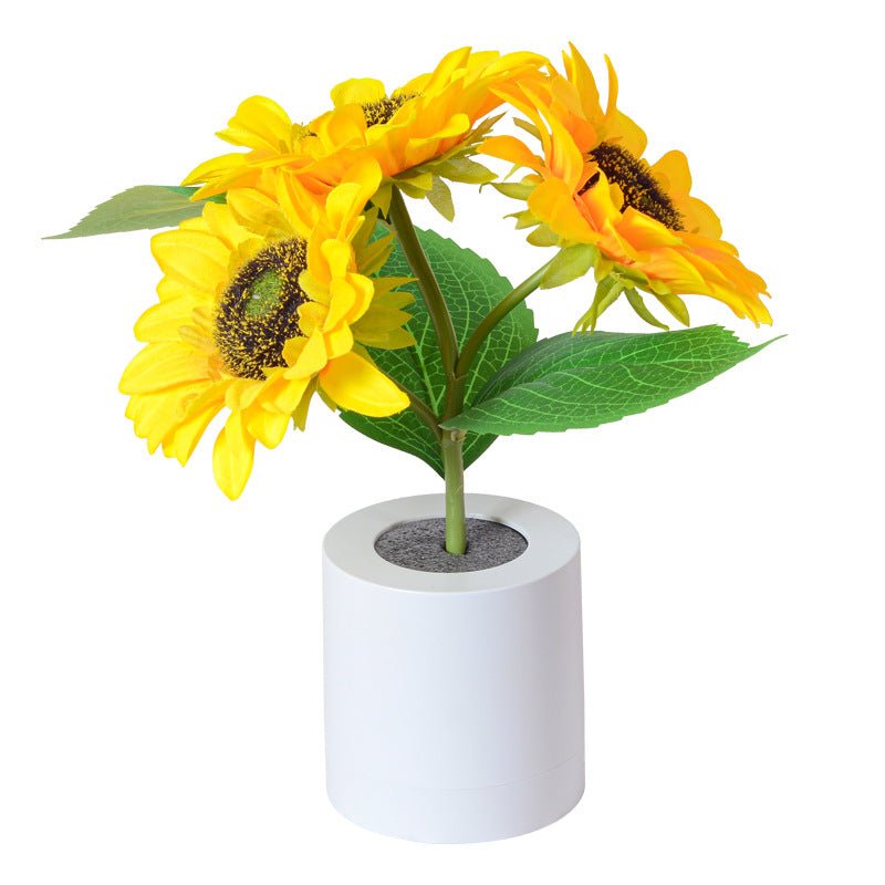 Lampada da tavolo girasole giocosa
