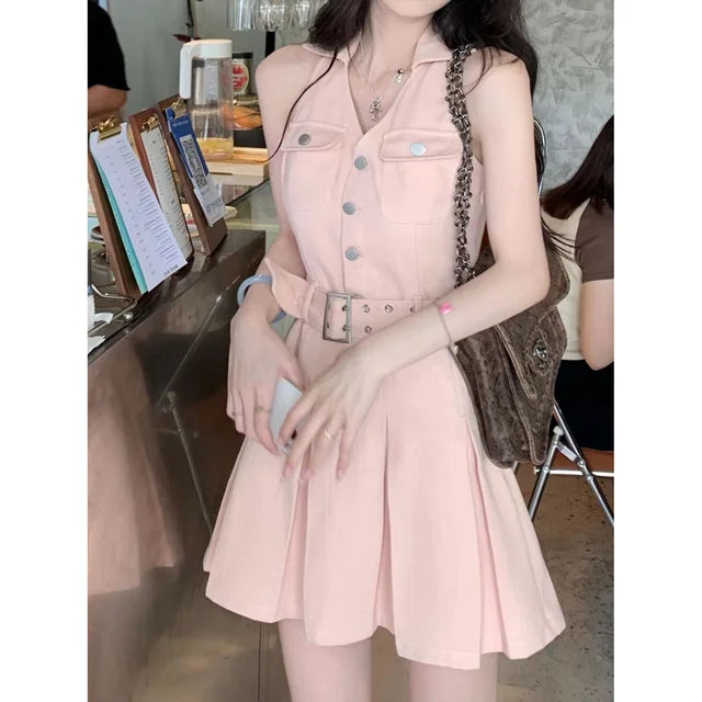 Luminora Elegante Halternek Plissé Rok
