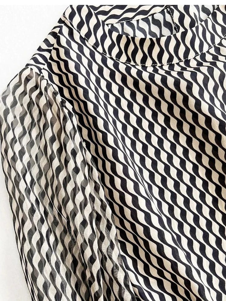 Élégante blouse en chiffon pour dames
