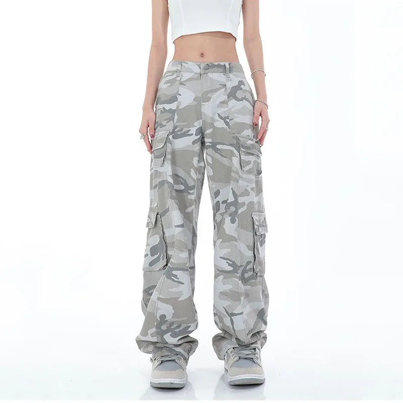 UrbanTrend Streetwear Camouflage Cargo Pants