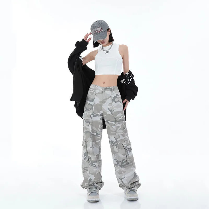 UrbanTrend Streetwear Camouflage Cargo Pants