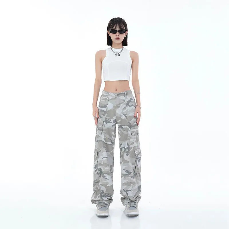 UrbanTrend Streetwear Camouflage Cargo Pants