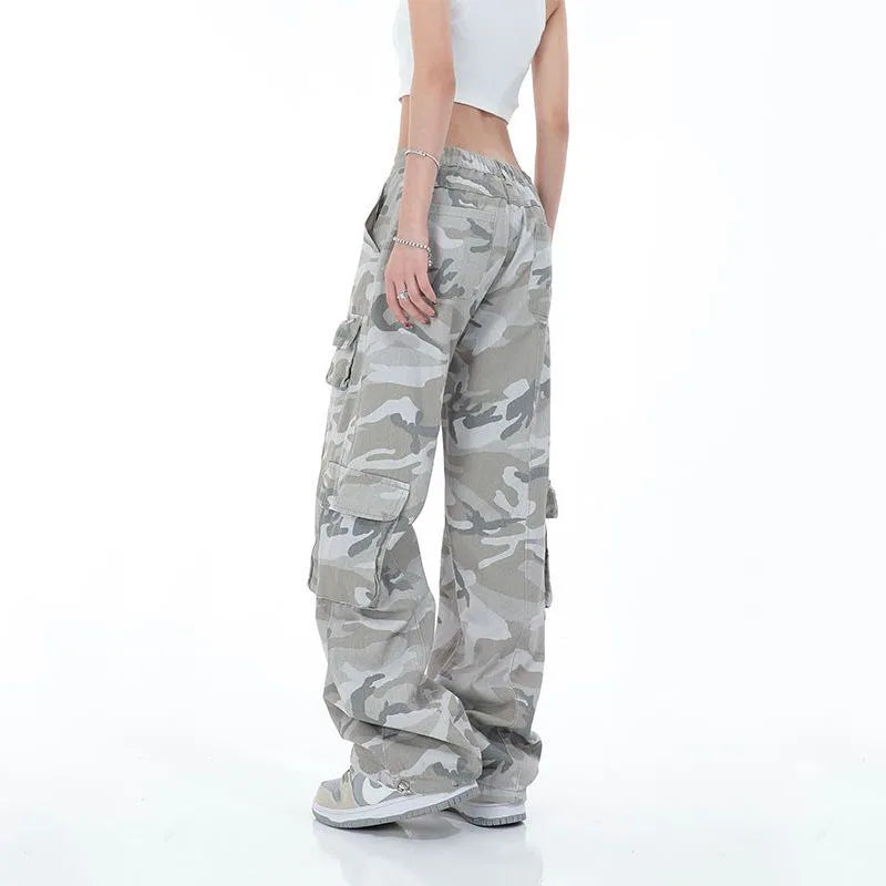 UrbanTrend Streetwear Camouflage Cargo Pants