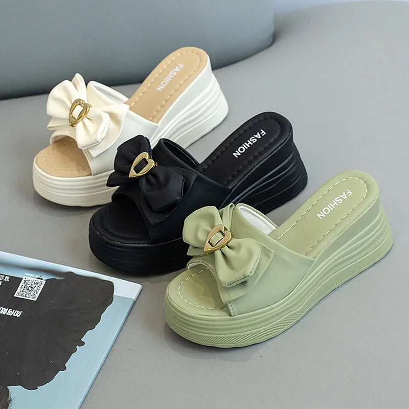 Beautiful Woman Enchanting Summer Slippers