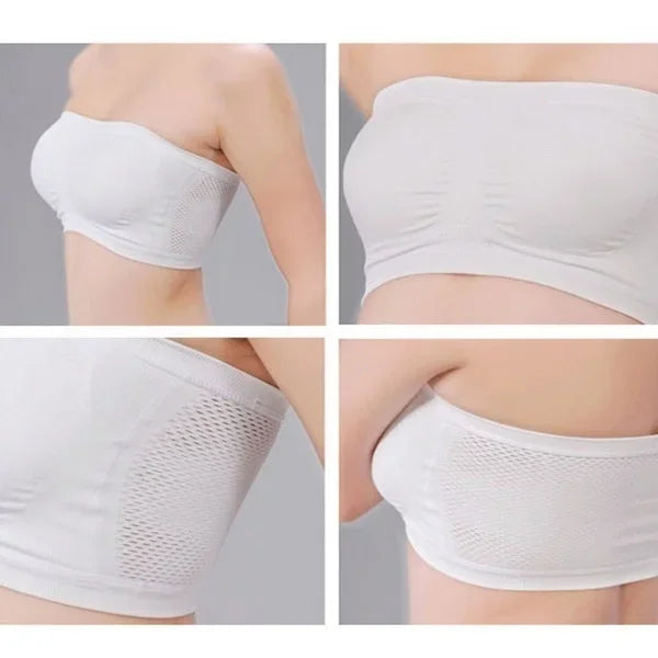 Beautiful Summer Breathable Mesh Tube Bra for Comfort and Style
