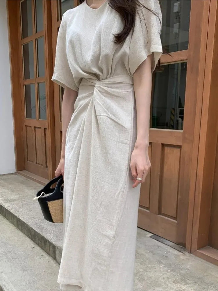 Aria Stijlvolle Lange Zomerjurk