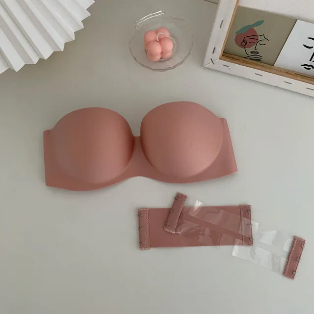 Glimmer's Summer New Sticky Strapless Invisible Sexy Bra