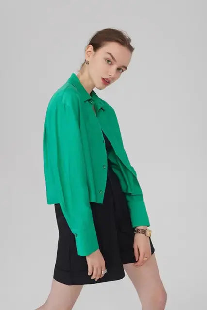 Zomerse witte overhemden voor vrouwen van SunShine Chic