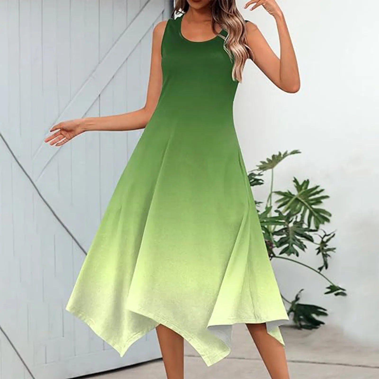 Zomerse "Zonnestraal" Maxi Jurk voor Vrolijke Dames