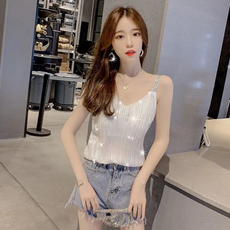 Débardeur pailleté festif pour des soirées éblouissantes