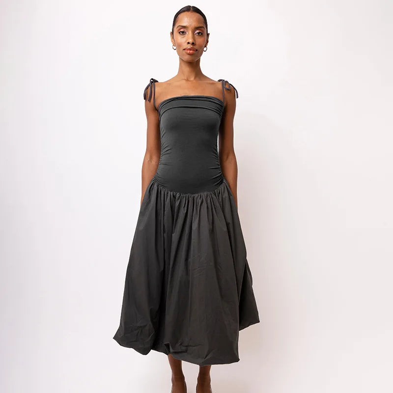 D Leeter Modalità Del Vestito Patchwork Seducente