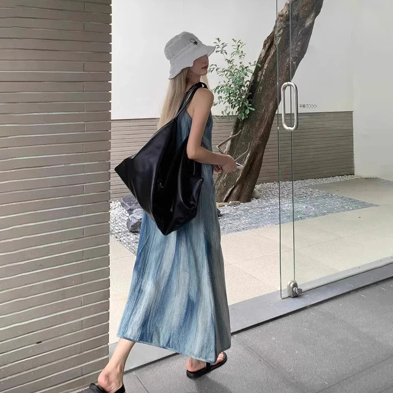 Robe d'été tie-dye Aube ensoleillée