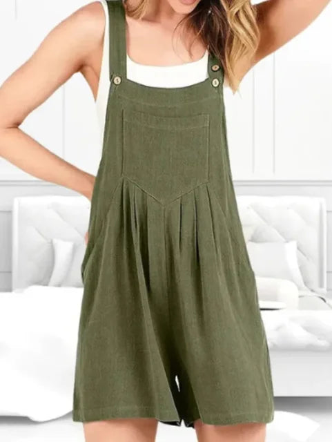 Zomer Jumpsuit van Katoen en Linnen