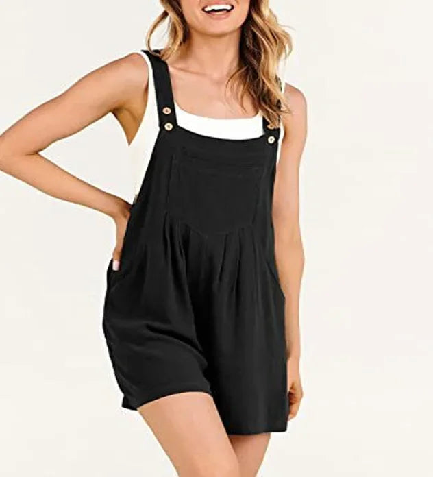 Zomer Jumpsuit van Katoen en Linnen