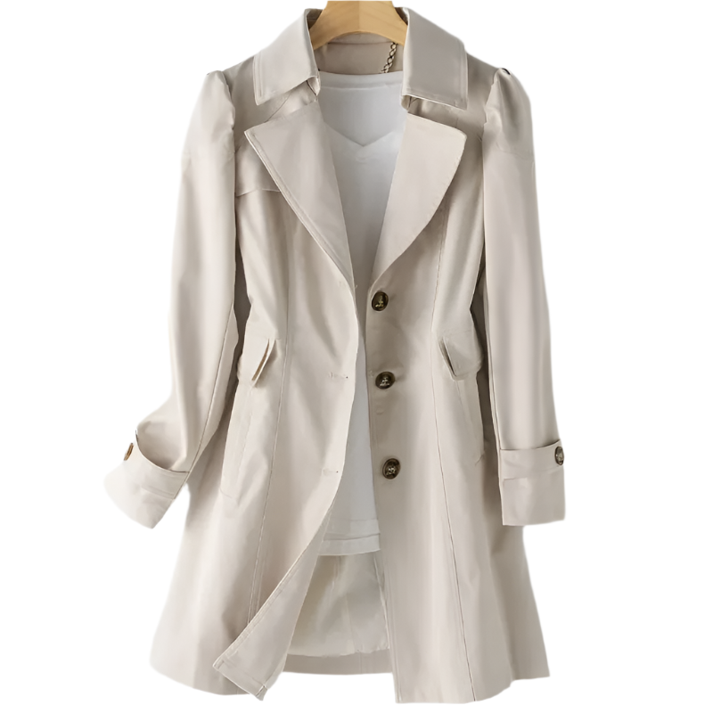 StormBreeze | Trenchcoat Antivento da Donna | Leggero, Idrorepellente