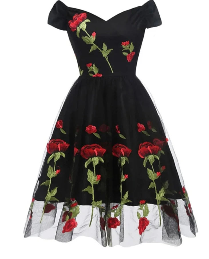 ModeMeester Incantevole Abito Estivo Vintage