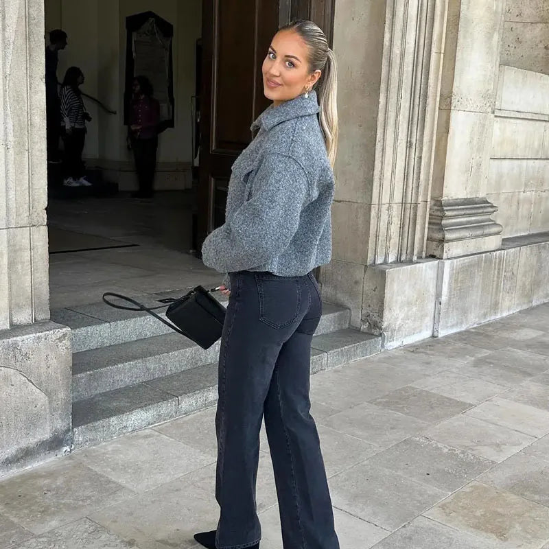 Incantevole Giacca Tweed Autunnale - Collezione Non Ti Scordar di Me