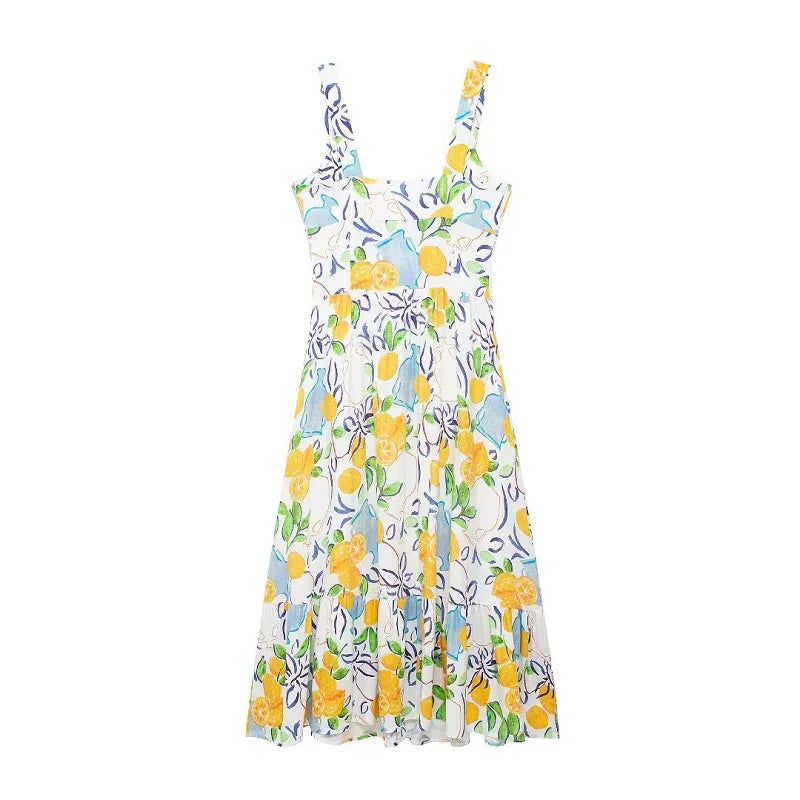 Oleeter Opulence Stampa Abito Sottoveste Donna