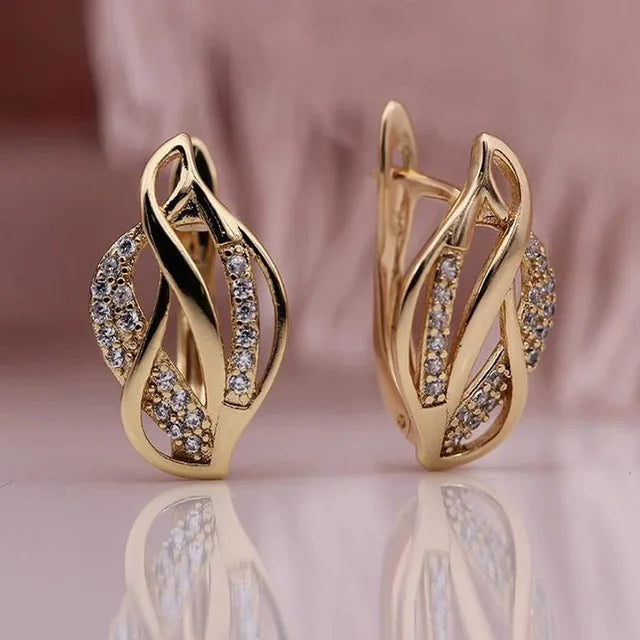 Zilver Essence Geometrische Metalen Oorbellen voor Vrouwen