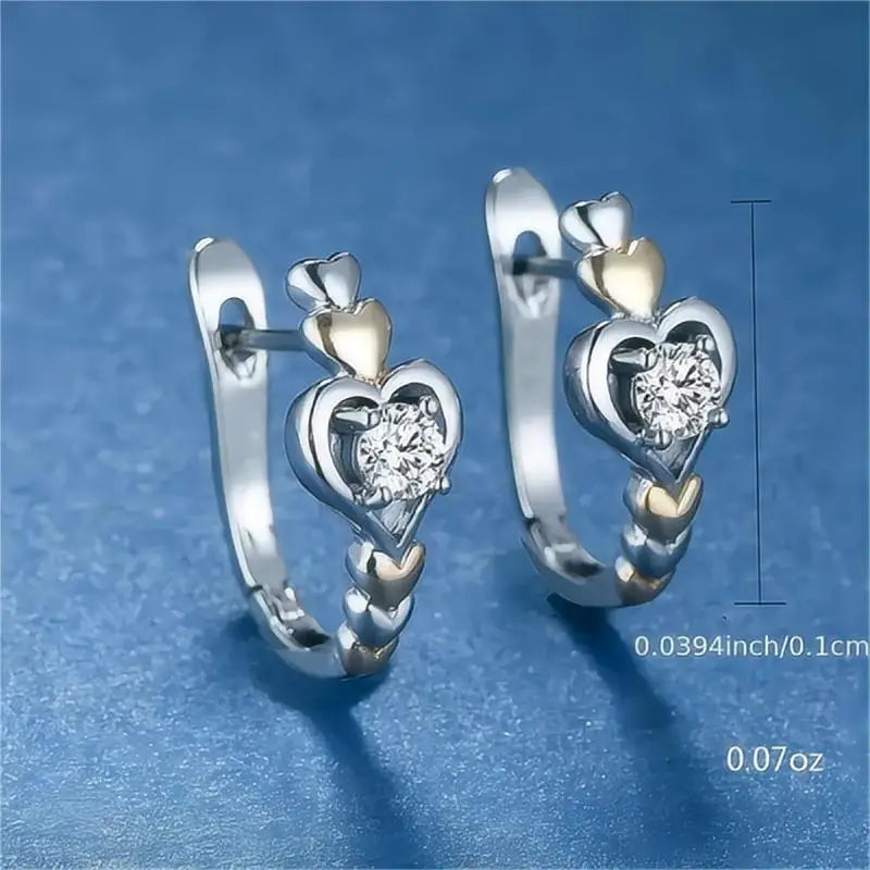 Zilver Essence Geometrische Metalen Oorbellen voor Vrouwen