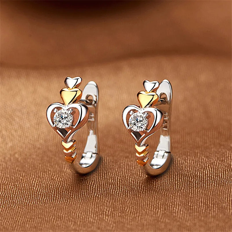 Zilver Essence Geometrische Metalen Oorbellen voor Vrouwen