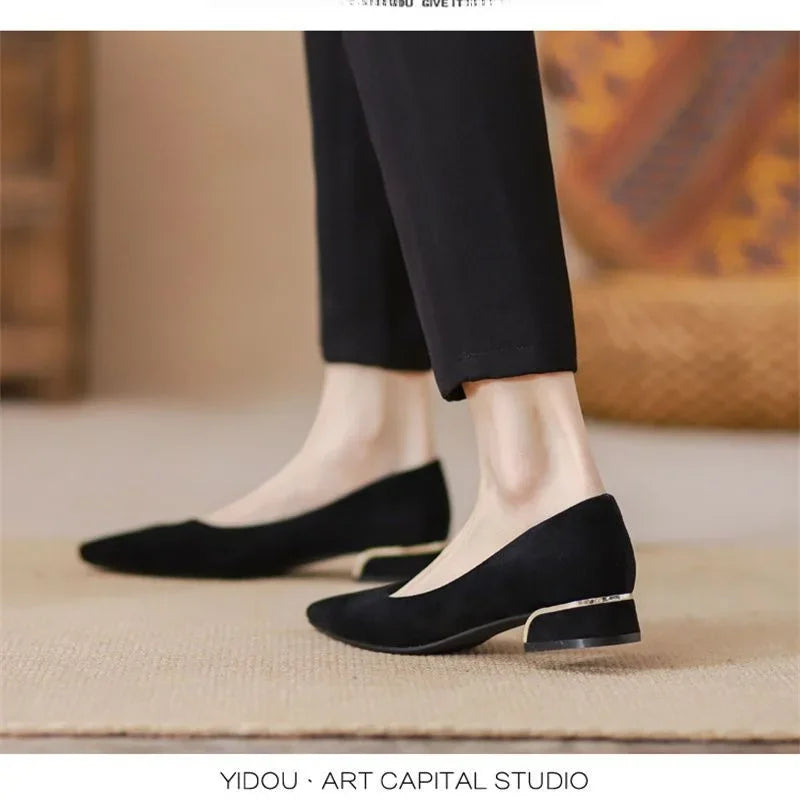 Elegante Schritte Sommer Flache Schuhe