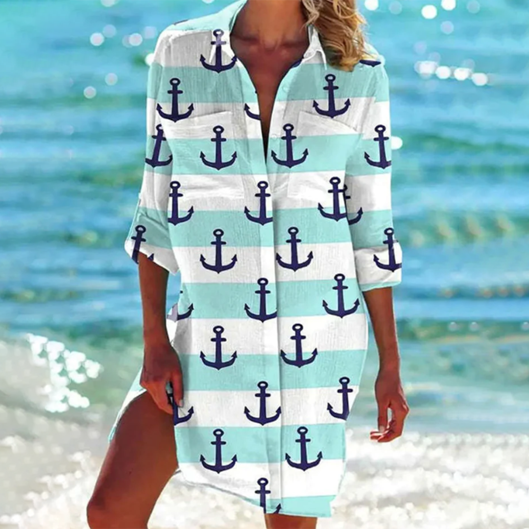 Valencia | A-Linien Buntes Design Sommerkleid