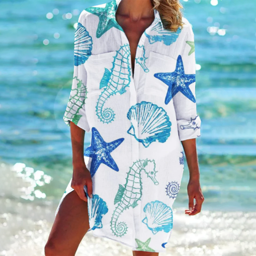 Valencia | A-Linien Buntes Design Sommerkleid