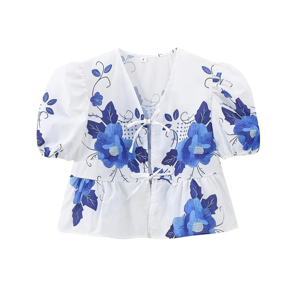 Zomer Draag V-hals Shirt