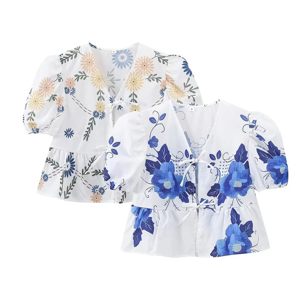 Zomer Draag V-hals Shirt