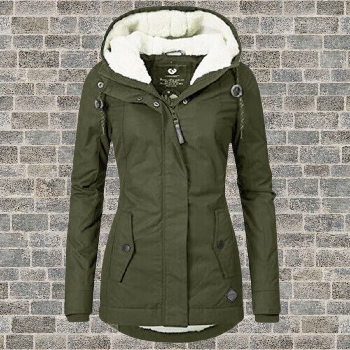 Windseasons | Giacca di Cotone Pieghettata con Cappuccio | Confortevole e Elegante