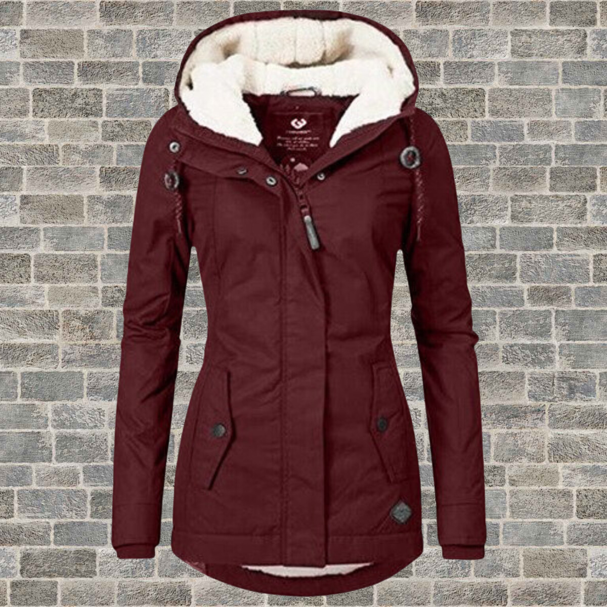 Windseasons | Giacca di Cotone Pieghettata con Cappuccio | Confortevole e Elegante