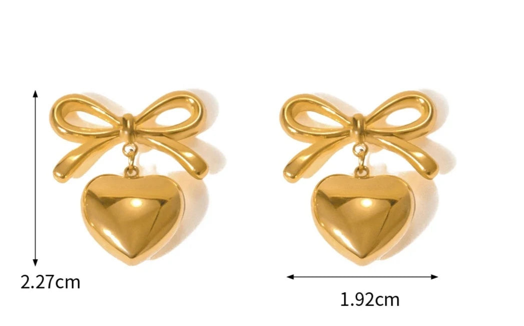 Uworld - Hart Boog Zilveren Oorbellen