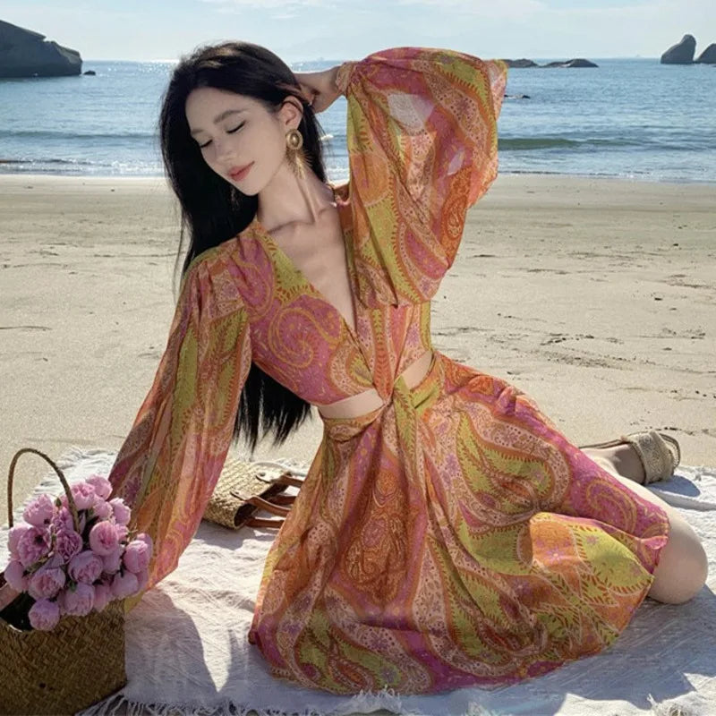 Summer Flowers Beach Dress from Summer Oasis 2024