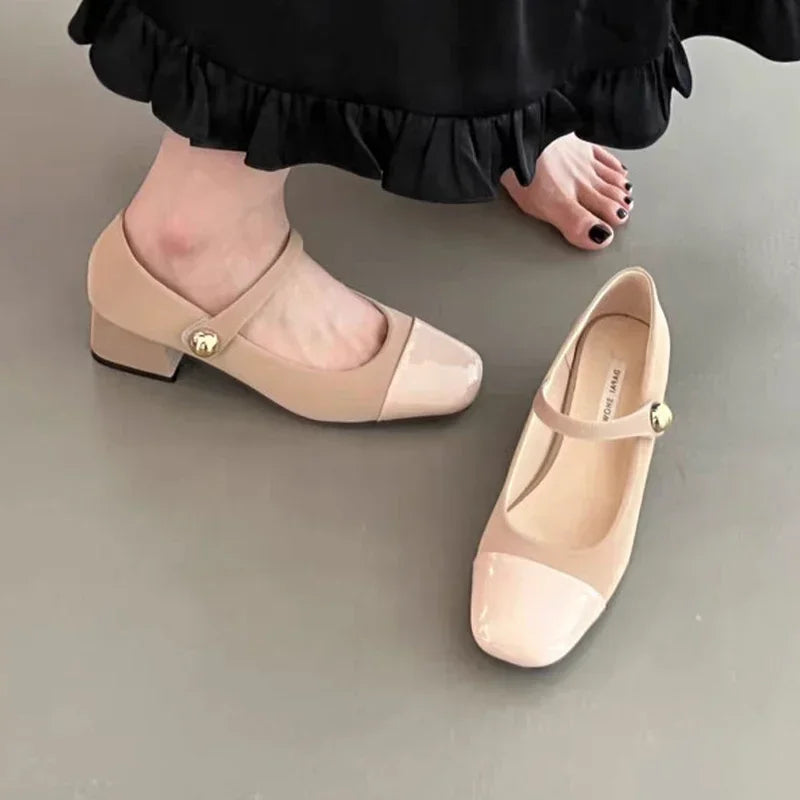 Elegant Square Toe High Heels for Women
