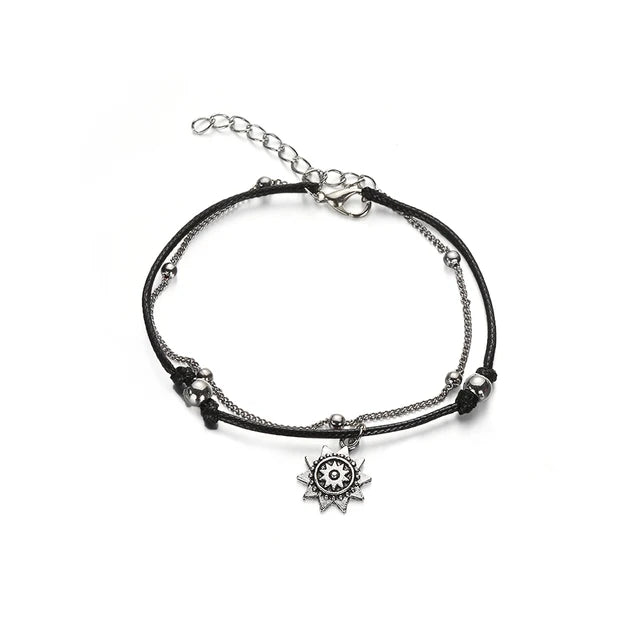 Celestia Stijl Vintage Boho Multilaag Kralen Enkelbanden