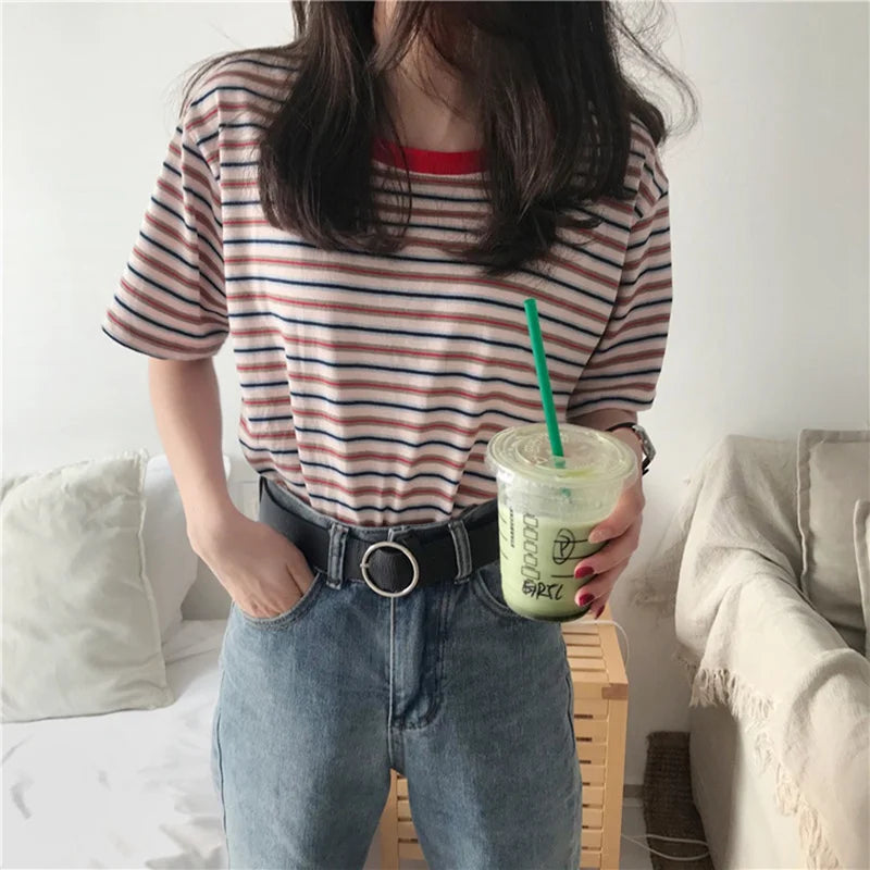 Wundervoller Stil Koreanischer Stil T-Shirt