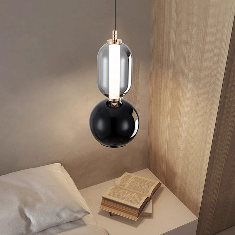 Virel Iron | Glass Pendant Light | Functional